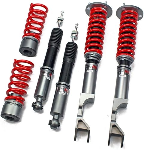 Godspeed MRS1443 Godspeed MRS1443 MonoRS Kit de bajada de suspensión helicoidal, ajuste de amortiguación 32, altura de conducción ajustable,