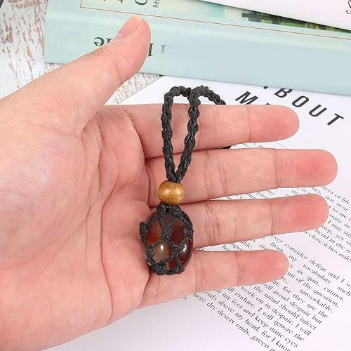 Miniatura 9 de Cordón para collar de cristal, 1 collar de piedra vacía y soporte para pulseras, cordón ajustable para collar de piedra de cuarzo para amuleto,