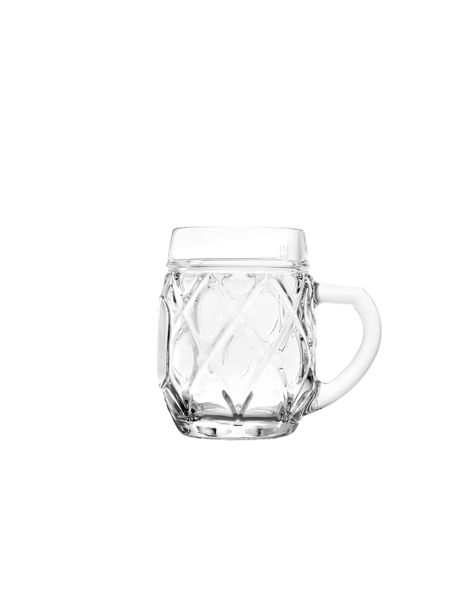 Stölzle Landsberg Lot de 6 Chopes à Bière 0,5 L / Pichet Solide en Verre Soda Citron - Passe au Lave-Vaisselle