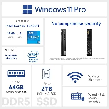 Amazon.co.jp: Lenovo ThinkCentre neo 50q Gen 4 Business MFF