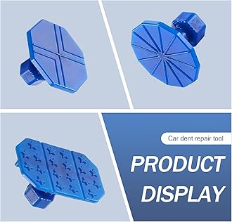 icykale 19 PCS Car Dent Puller Kit, Car Body Dent Removal Pulling Tabs with Pro Slide Hammer, Paintless Repair Remove Tools Set, Universal for Most Cars Trucks SUV (Multicolor)