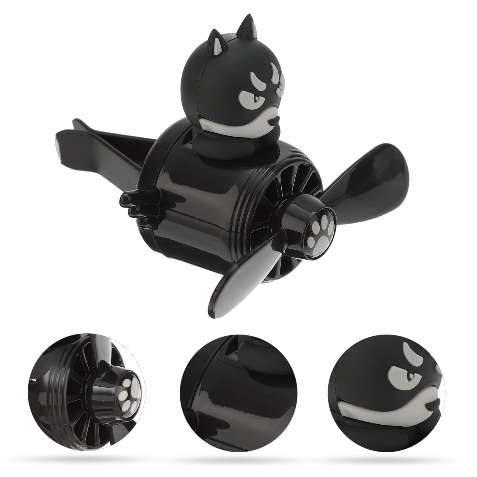 PartyKindom 5piezas Difusor De Aromas Para Coche Ventilador De Diseño De Caricatura Aromaterapia Portátil Para Salida De Aire Decoración Adorable Para Vehículos