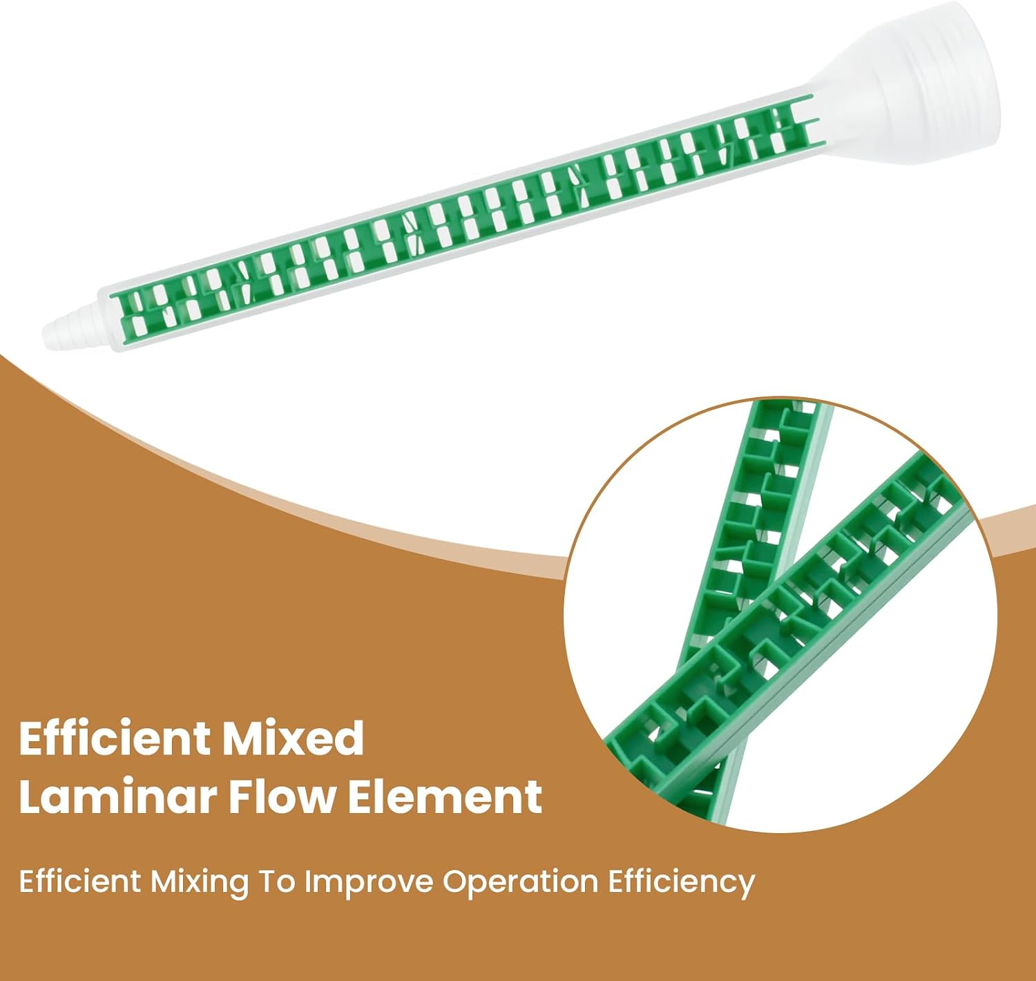 12 Pcs Epoxy Mixing Nozzles | Static Mixing Tips for Adhesive Cartridges, Resin Mixer Applicator for AB Glue Guns