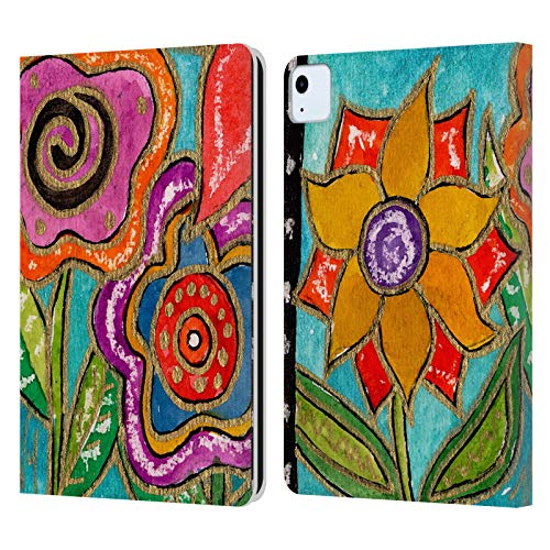 Étui Portefeuille en Cuir iPad Air 11 Jardin de Fleur pour vos séances de création
