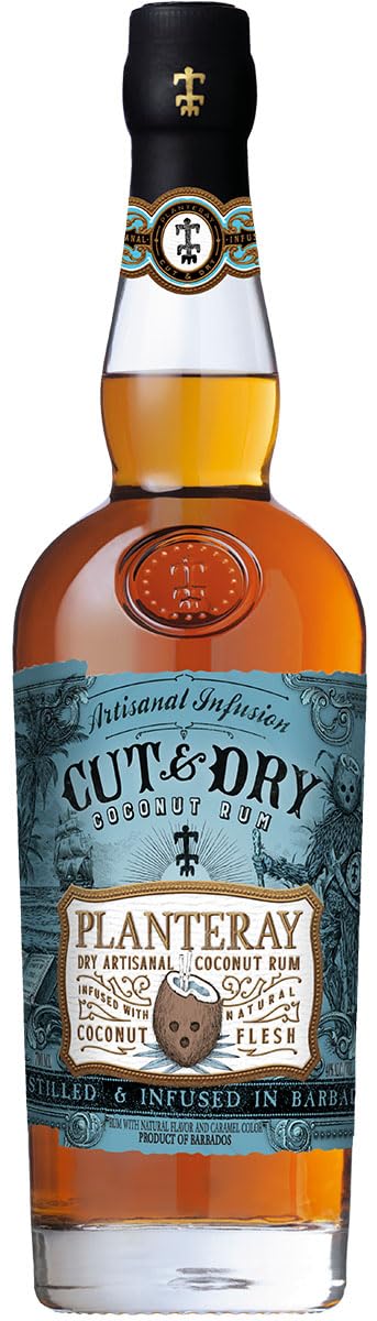 Planteray Cut & Dry Rum infused with Coconut (1 x 700ml)