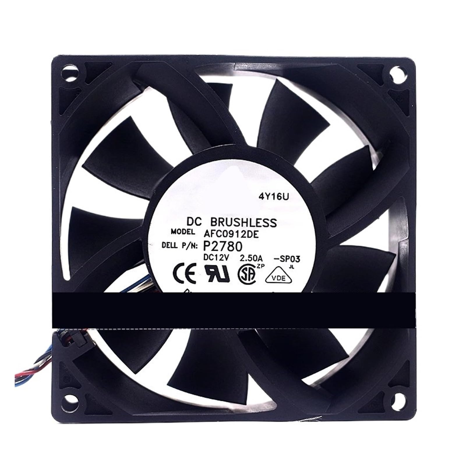 LZIKKGKI 90 * 90 * 38MM 12V 2.5A 9CM AFC0912DE Cooling Fan(4-wire F3)
