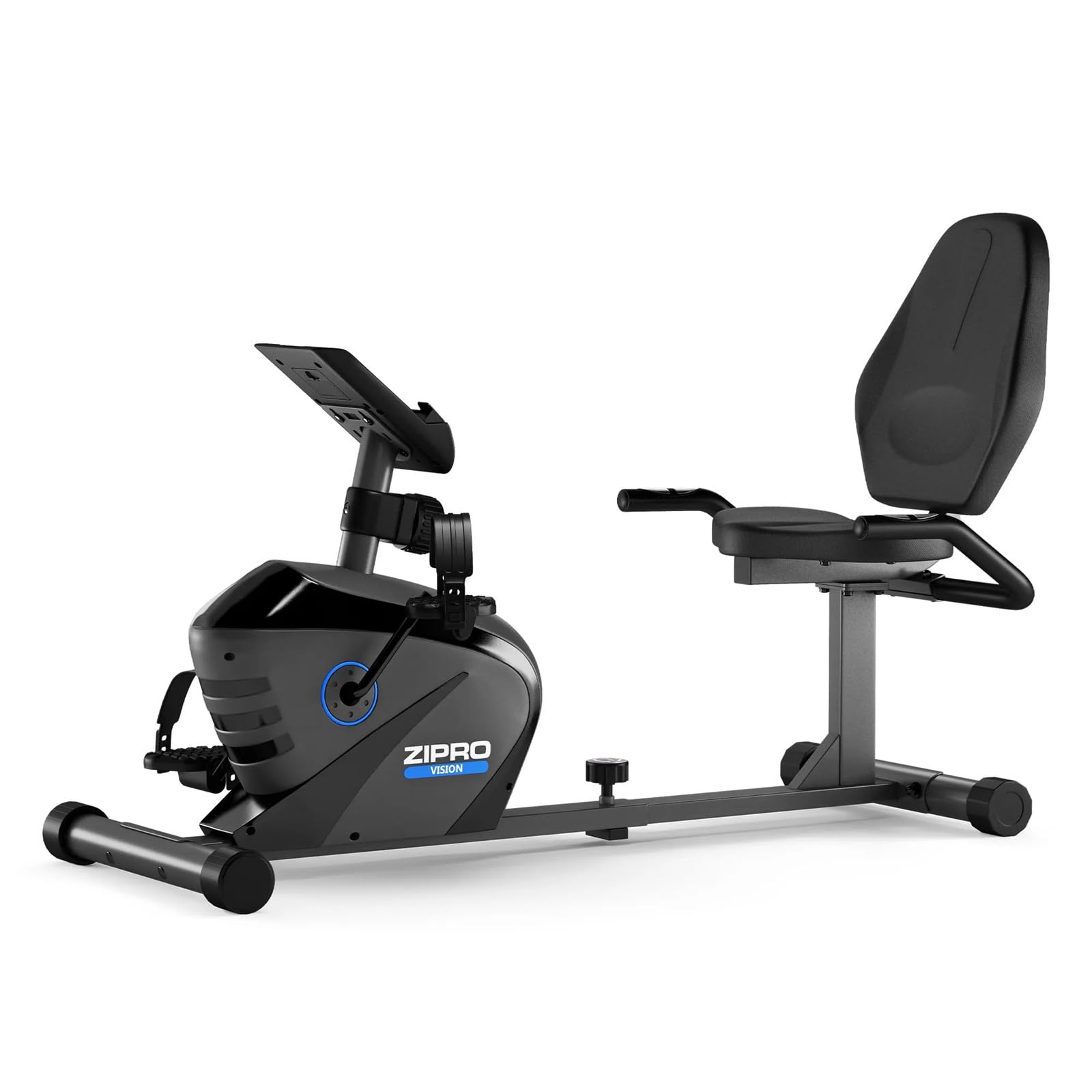 Zipro Cyclette Vision, Fitness Bike Ergometrico, Trainer Magnetico per Bicicletta, Ergometro fino a 120 kg, Bici da Interno, Cyclette per Allenamenti Domestici, Batteria Operata