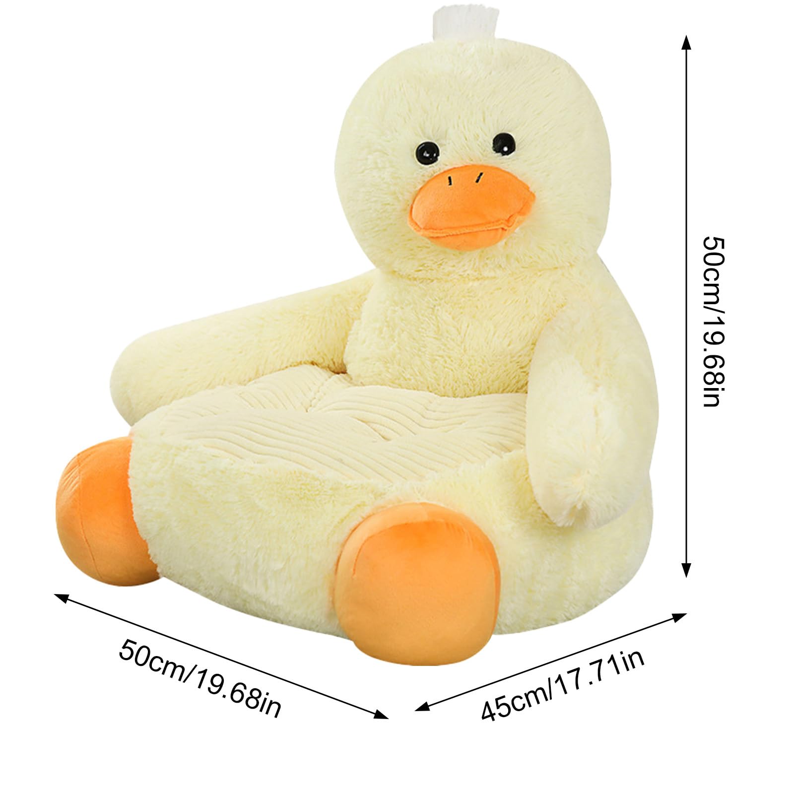Toseky Sedia Di Peluche A Forma Di Orsetto – Poltrona Morbida E Sicura Per Bambini, Perfetta Per Cameretta, Soggiorno E Balcone