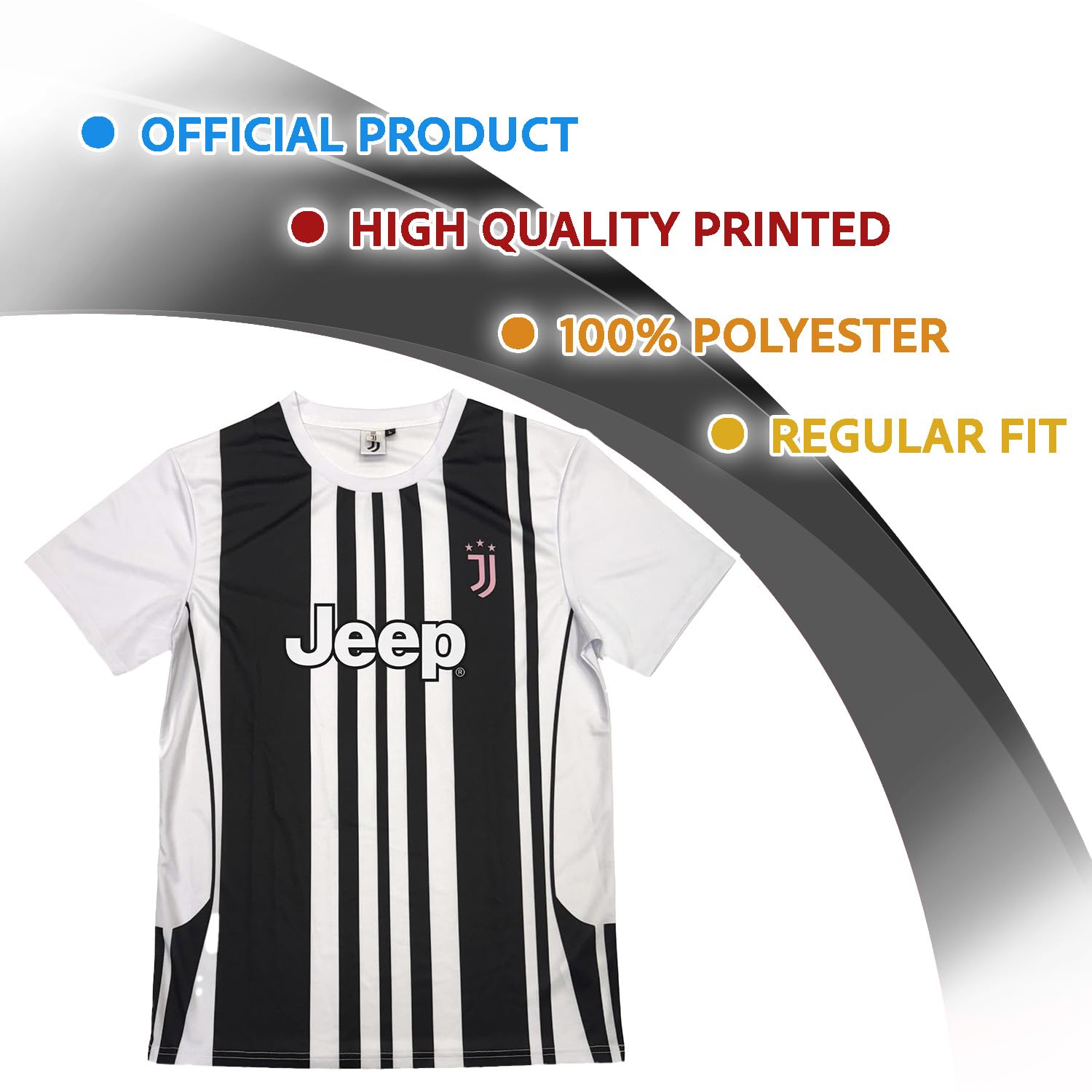JUVENTUS Camiseta de fútbol temporada 2025/26. Réplica del estadio oficial para adulto, niño y niño