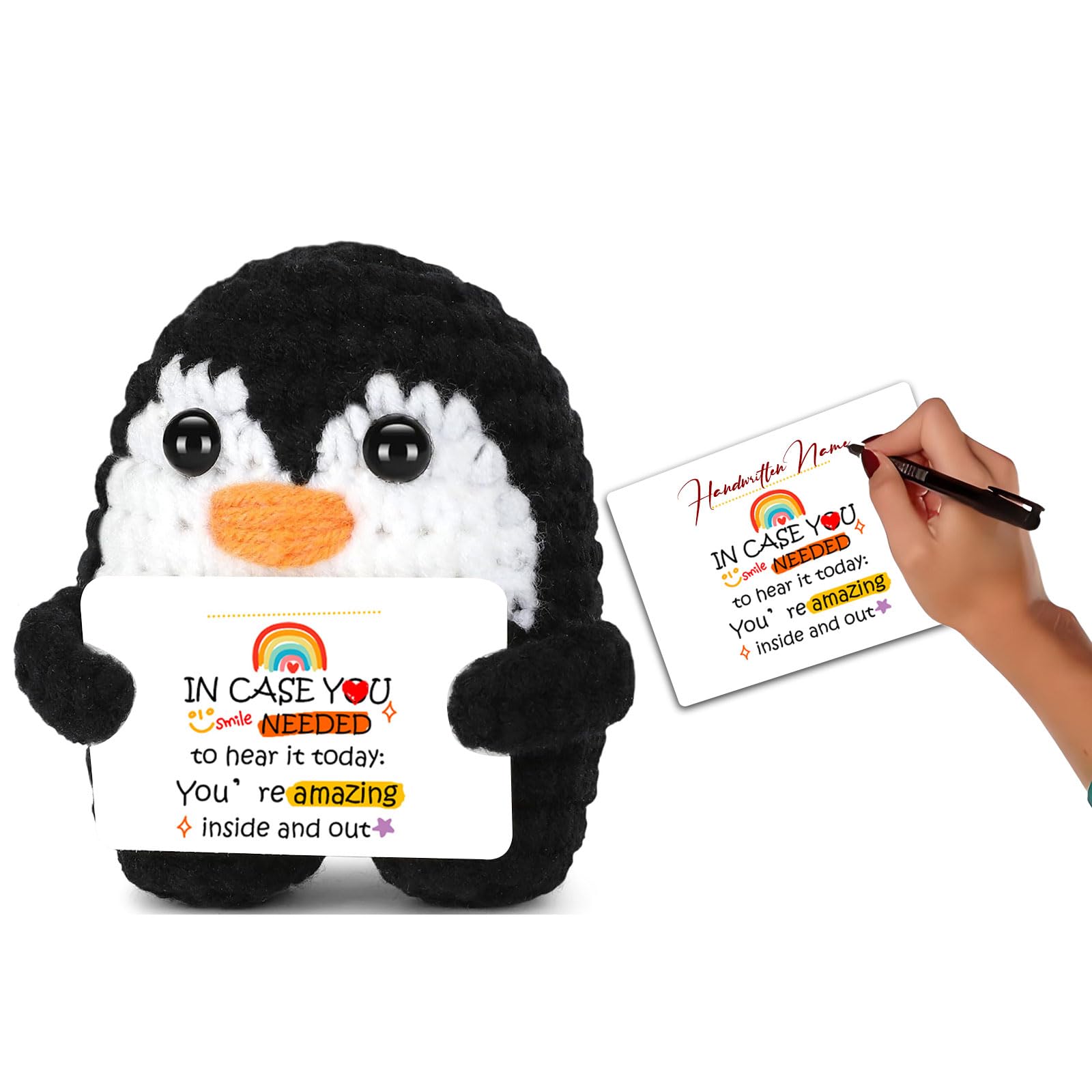 Générique Pingouin En Peluche, Petite Peluche De 25 Cm, Doux Et Moe Comme Un Vrai Pingouin Cadeau Pour Tous Les Ages E Amz B0