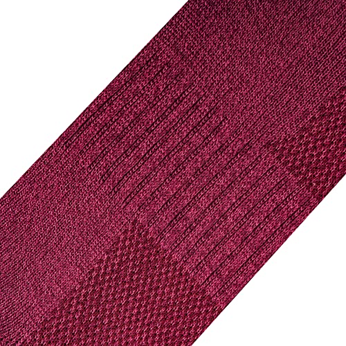 Image of Odd Sox - Basix Heather Athletic Crew Socks - Knit Cotton Cushioned Breathable Arch Support - Unisex Sizing