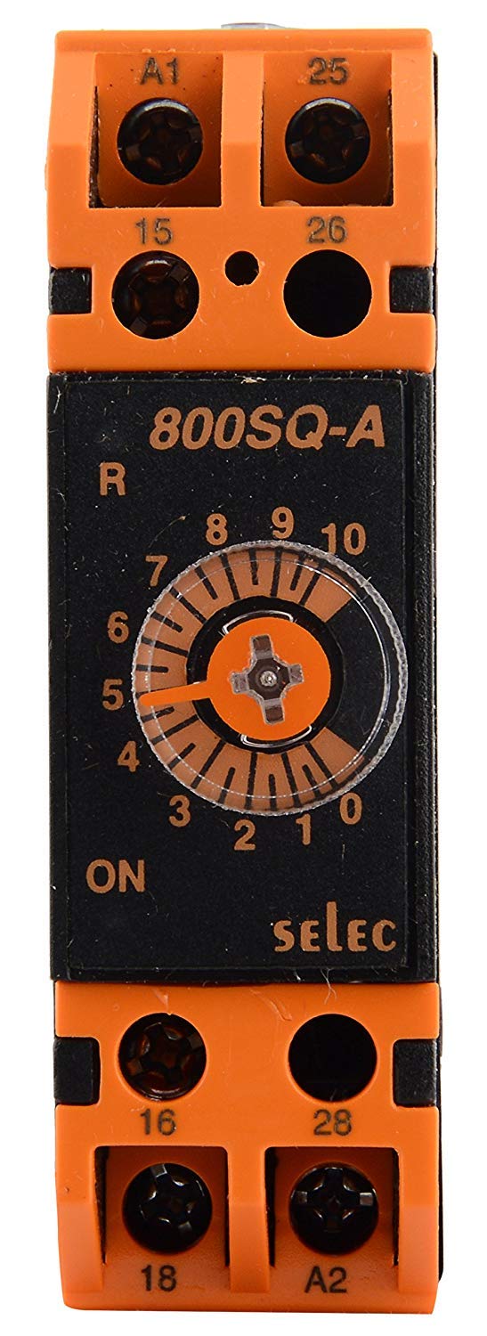 Selec 800Sq-A Din Rail On Delay Timer