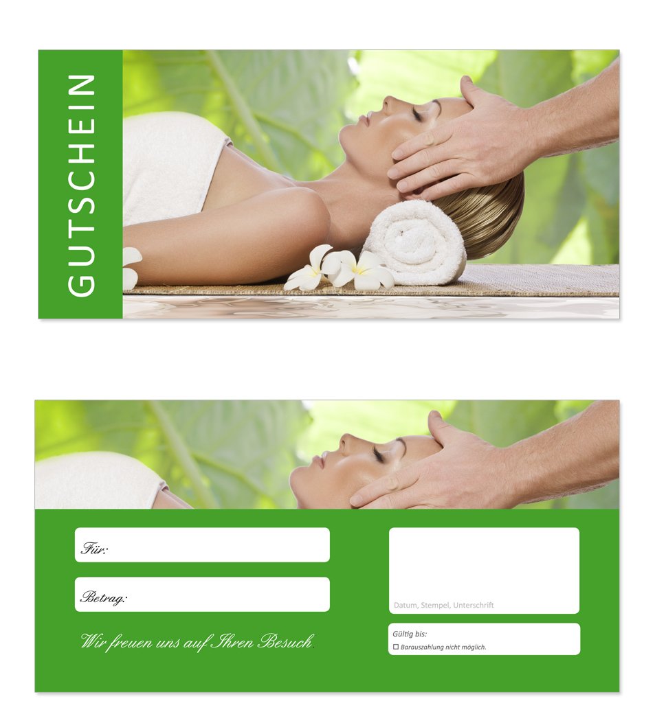 Geschenkgutscheine (Wellness-603) - Gutscheinkarten Gutscheine für Bereiche Wellness, Erholung, Entspannung oder Kosmetik und Reisen (200)