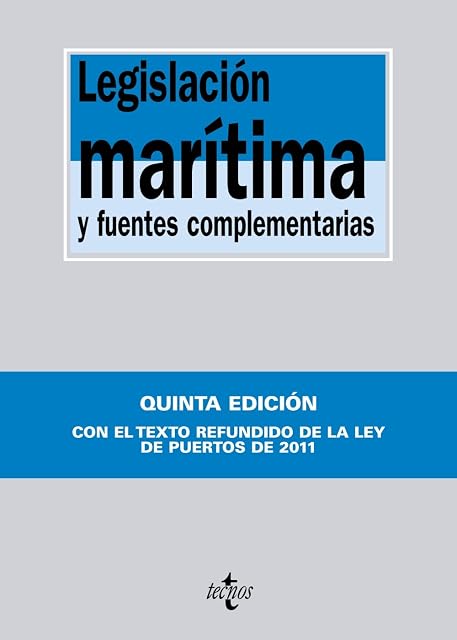 Portada de Legislación marítima y fuentes complementarias