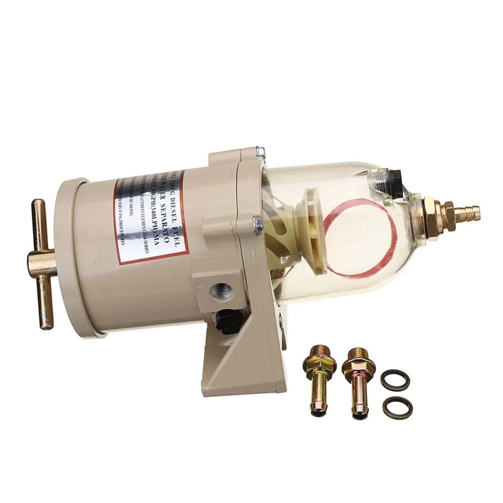Filtro de Motor 500FG 500FH, Separador de Combustible, Aceite y Agua con Elemento filtrante 2010PM, Tubo de calefacción de 12 V/24 V, 2021