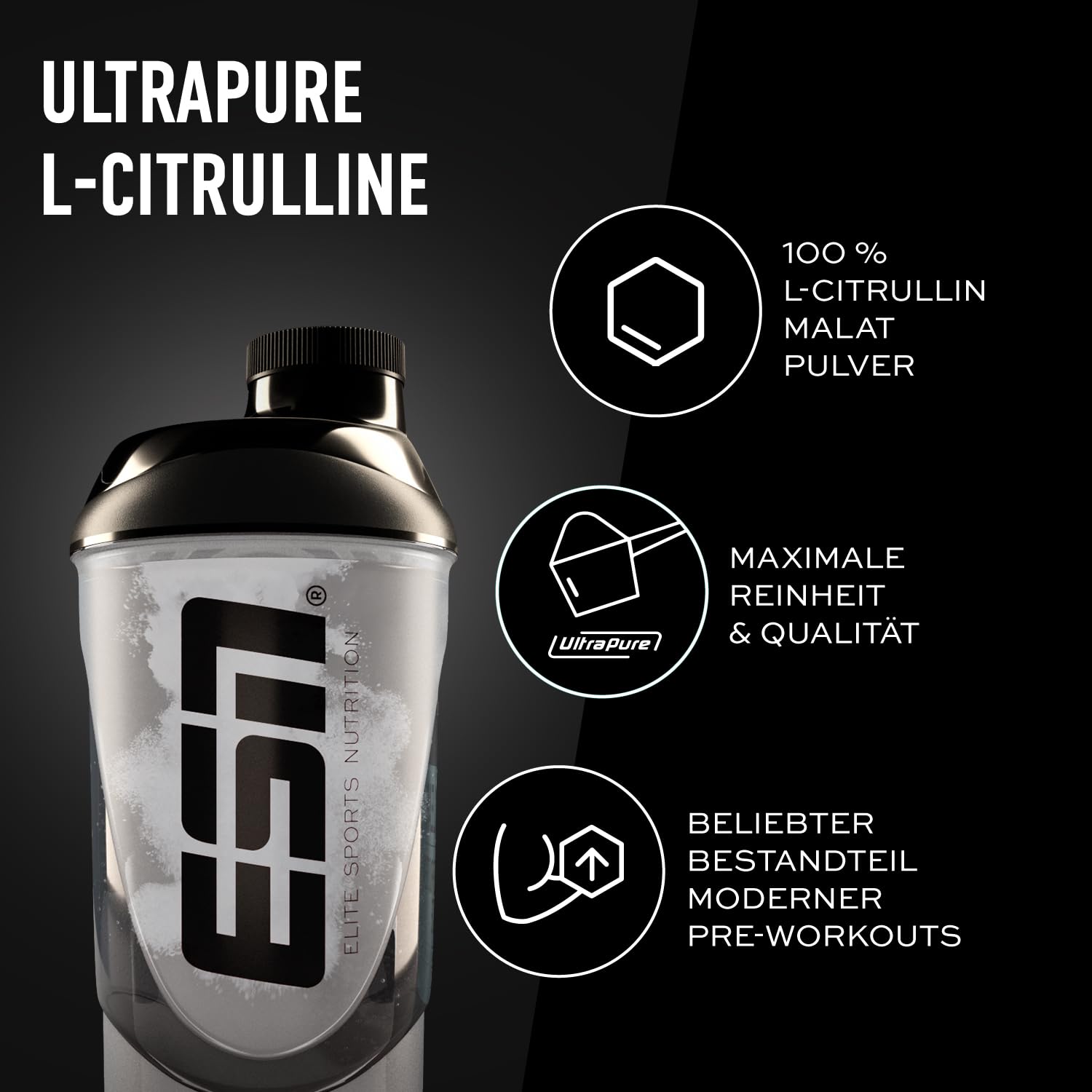 ESN Ultrapure L-Citrullin, 500g Beutel, 100 Portionen, vegan