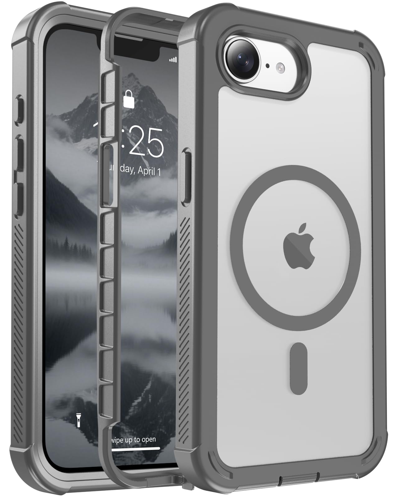 jaroco Magnetic for iPhone 17e Case&amp; iPhone 16e Case Gray