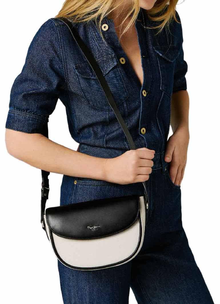 Pepe Jeans Crisha Tale Bolsa, Negro (Negro), Talla única para Mujer