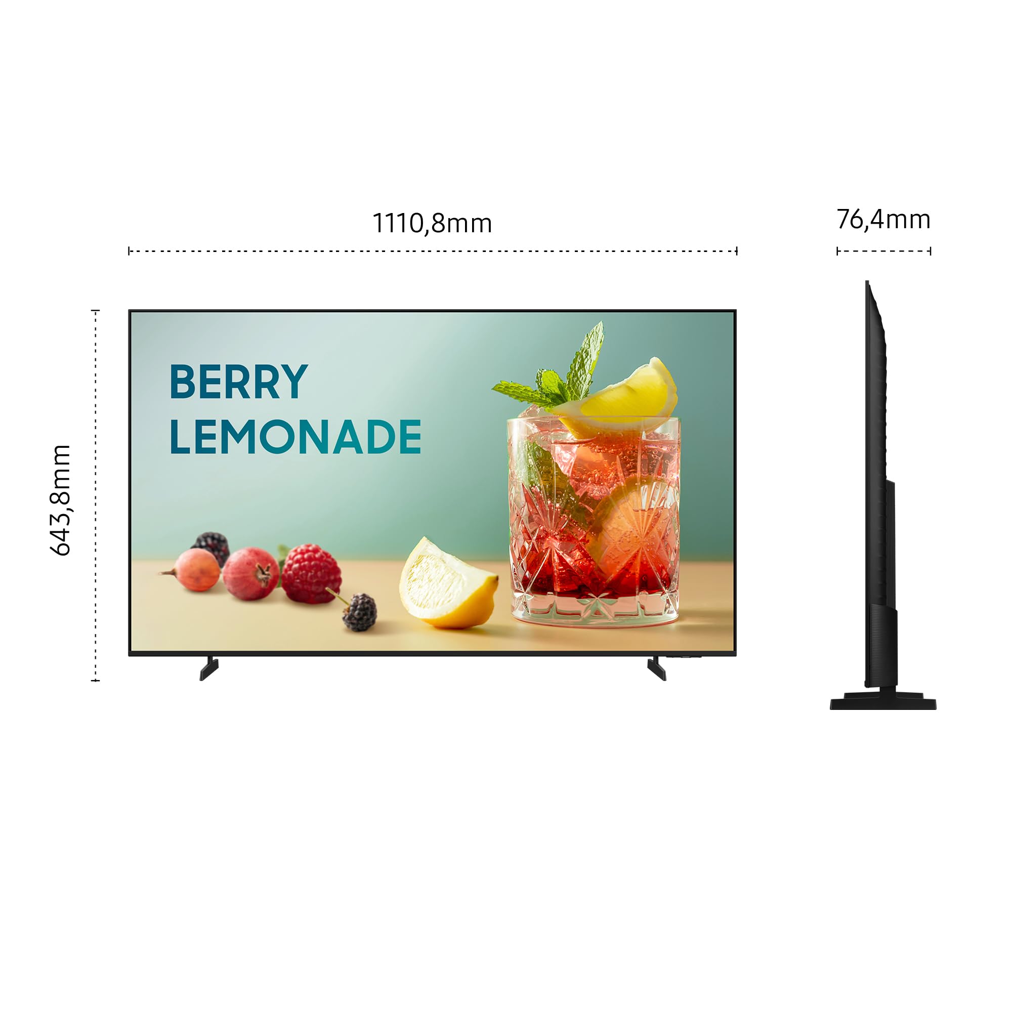 Samsung Business TV Serie BEF-H da 50", UHD 3840x2160 con Funzionalità HDR10+, Tizen, HDMI, USB, Bluetooth, WiFi, Accesso Remoto