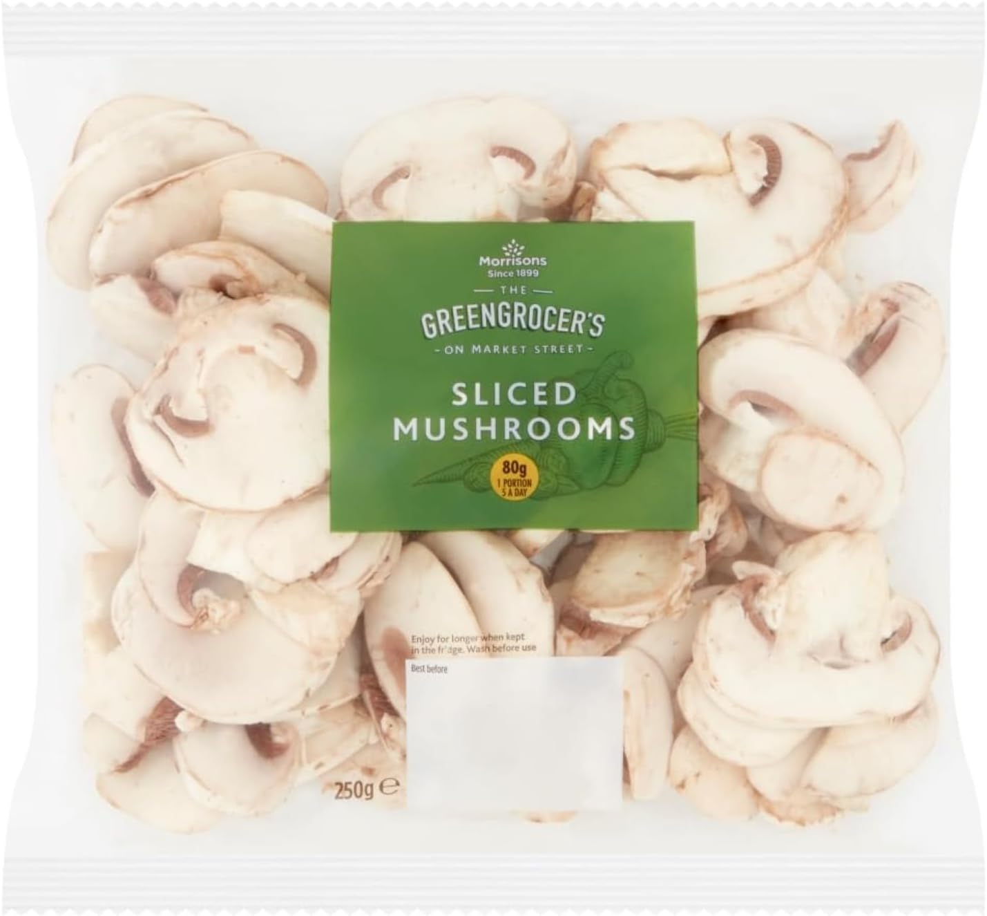 Morrisons Sliced Mushrooms 250g
