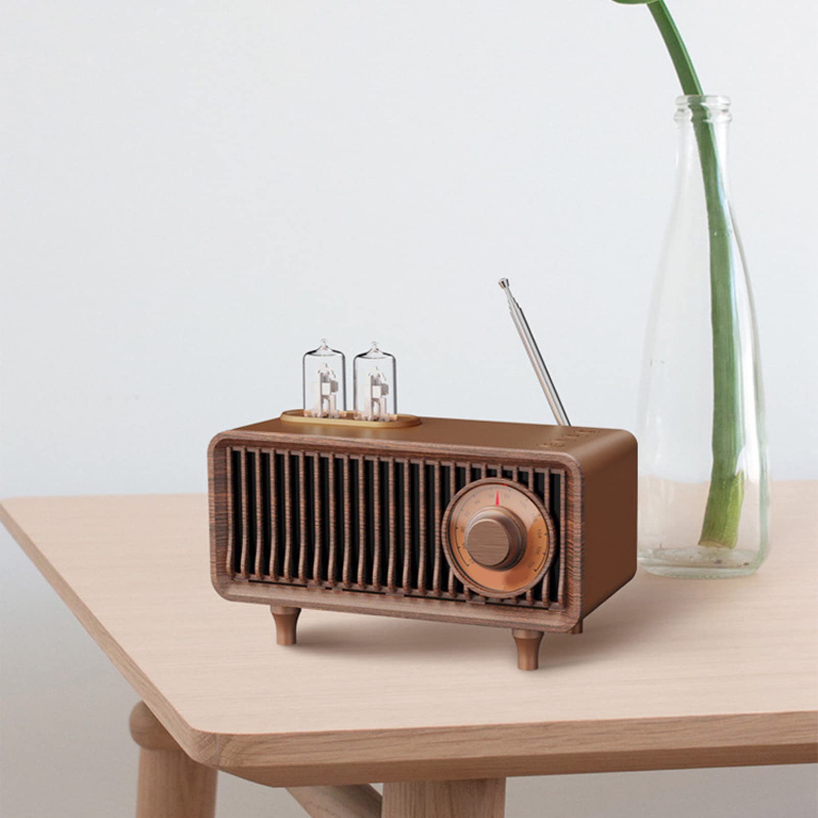 Yinhing Altavoz Retro 5W con Luces ambientales