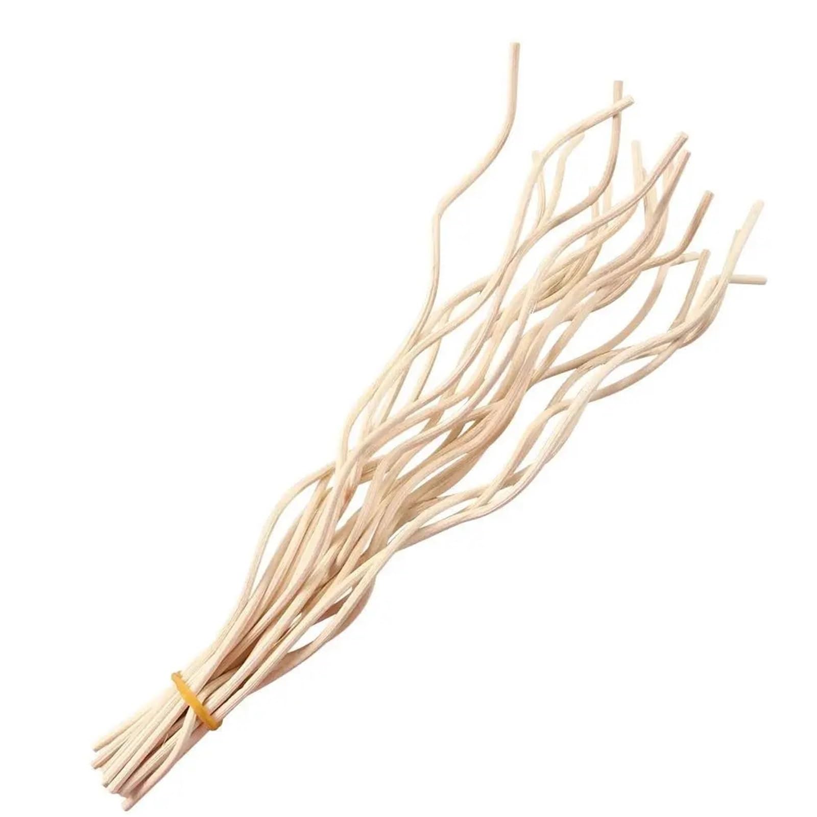 XUCZHAI 20Pcs 28CM Long Wavy Diffuser Stick Home Fragrance Black Coffee Air Freshener Rattan Reed Replacement Refill Sticks