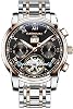 CARNIVAL 8759G Mens Automatic Watch, BlackRose Gold, Analog, Mechanical, Chronograph, Date, ①BlackRose GoldMetal, Bracelet Type