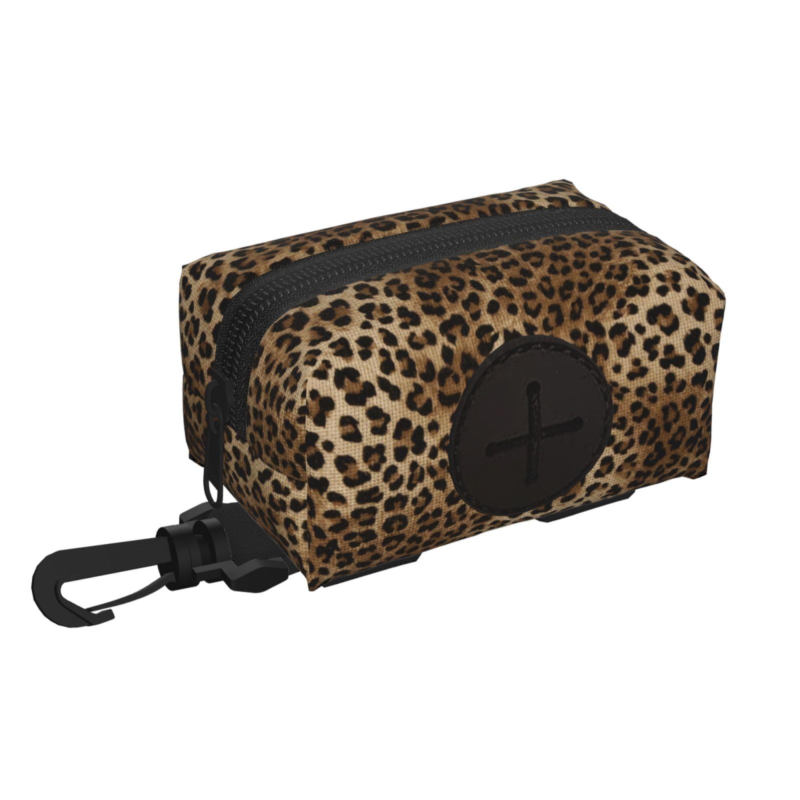 Classic Leopard Print,Poop Bags Holder Poop Waste Dispenser Travel Garbage Bag Pet Supplies