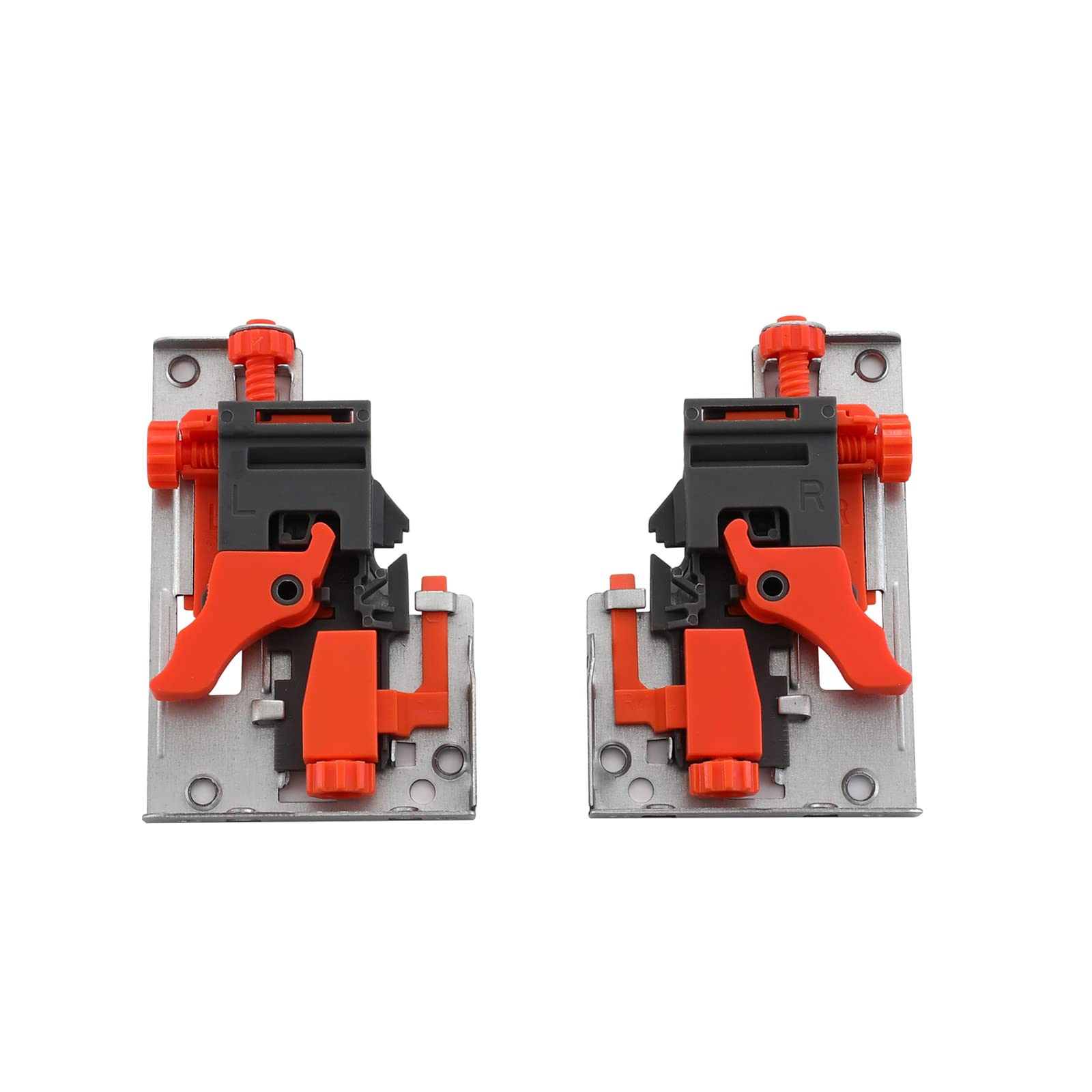 2 Pairs of Undermount Drawer Slides 3D Adjustable Locking Device