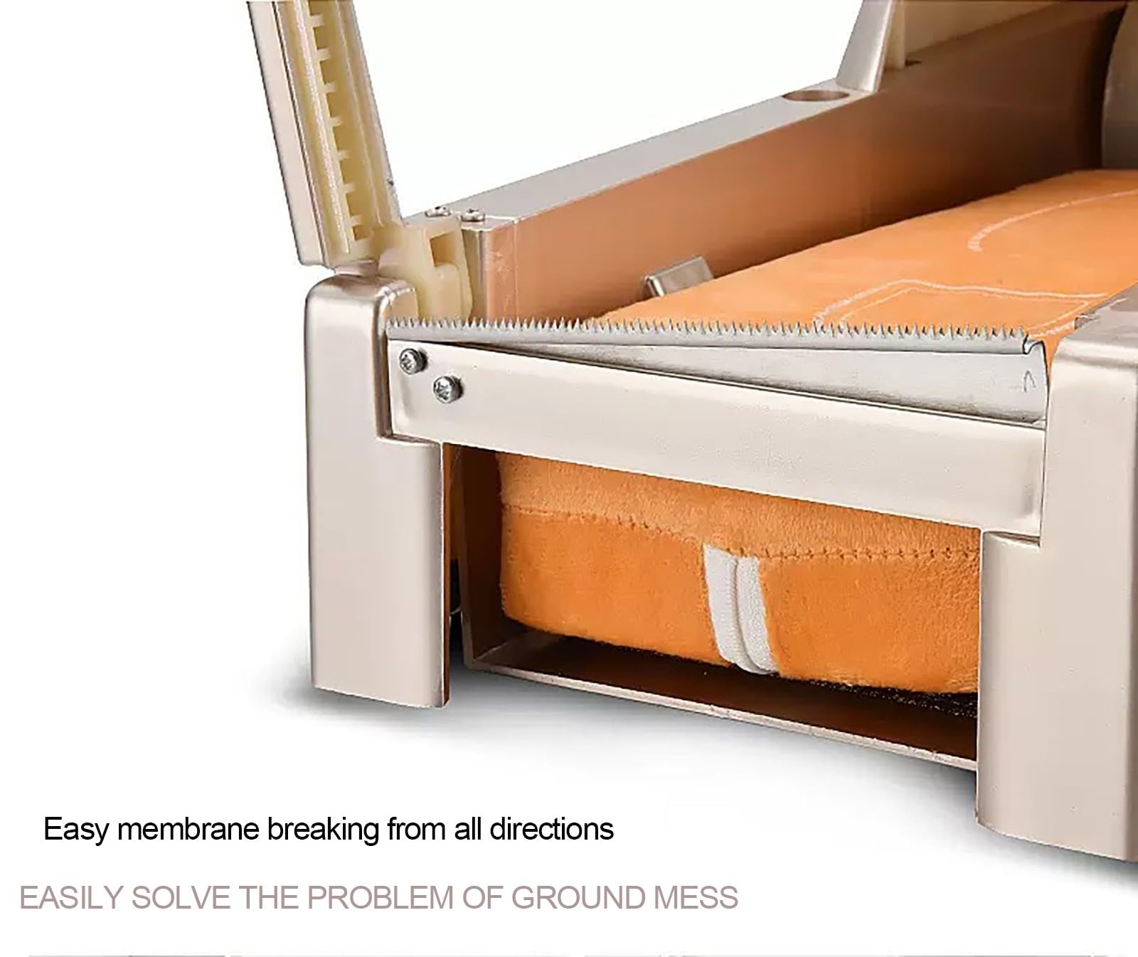 Dispensador AutomáTico de Cubrezapatos con Pedal y 3 Rollos de PelíCula - Dispensador PortáTil Para Hogar y Oficina - MáQuina de PelíCula Desechable para Calzado