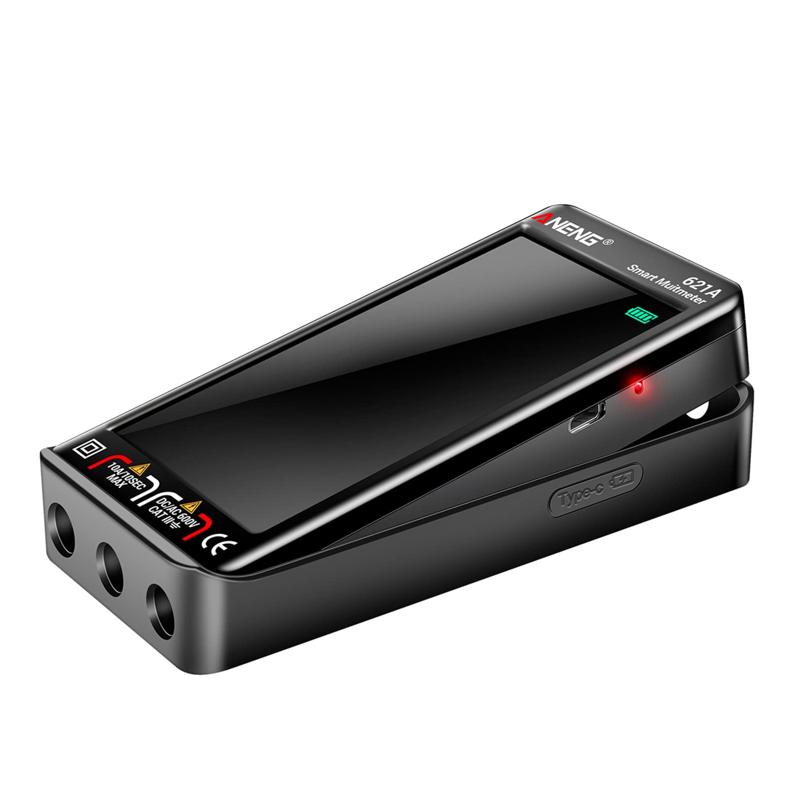 HUIOP Multimeter Multímetro Digital Inteligente 621A con Pantalla táctil, 9999 recuentos, Rango automático, Recargable, portátil, NCV, medidor Universal, voltímetro, amperímetro