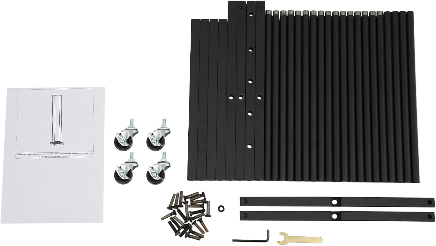 Rolling Pillow Storage Rack Organizer, 77" Height Floor Standing Pillow Display Rack with Wheel, Metal Throw Pillow Stand for for Home, Retails & Hotels (Black)