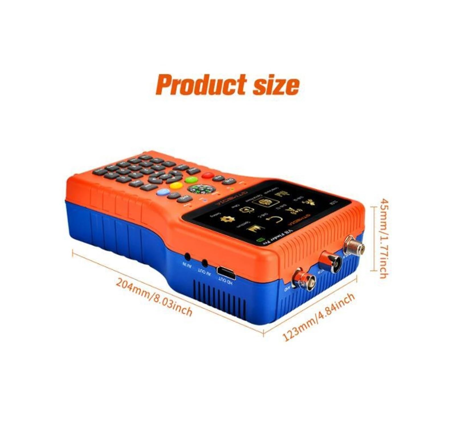 Misuratore di Segnale satellitare V8 2 Combo DVB-S2/T2/C HD Digital Satfinder HEVC MPEG-4 Terrestre sig