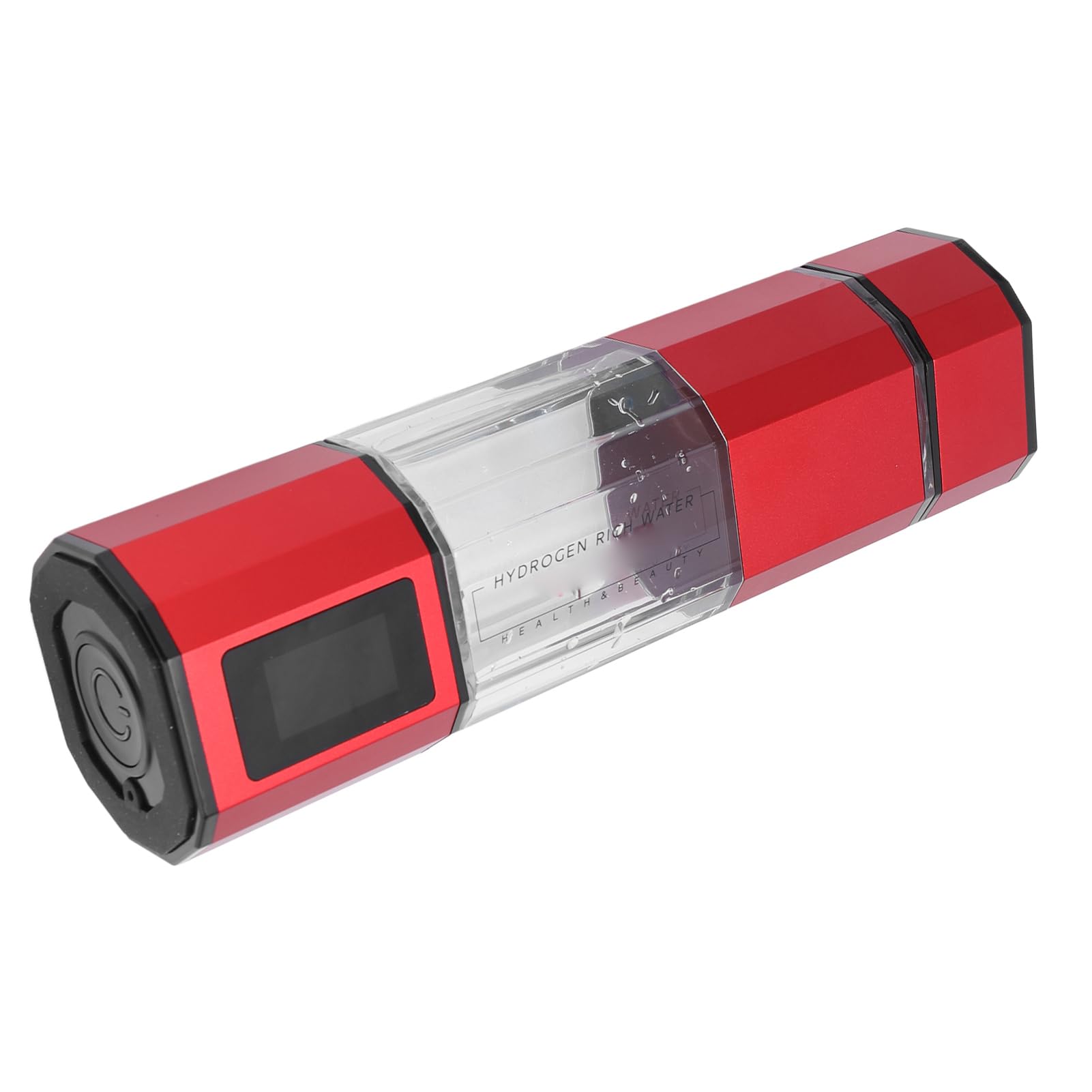 Topiky Generador de Botella de Agua de Hidrógeno de 250 Ml con Batería de Litio de Modo de Retrolavado Automático de 2 Modos (rojo)