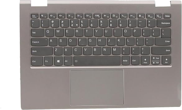 Computer PalmRest&Keyboard for Lenovo ThinkBook 14s Yoga ITL English US 5CB1C90969 5CB1B37782 Upper Case with Touchpad Grey