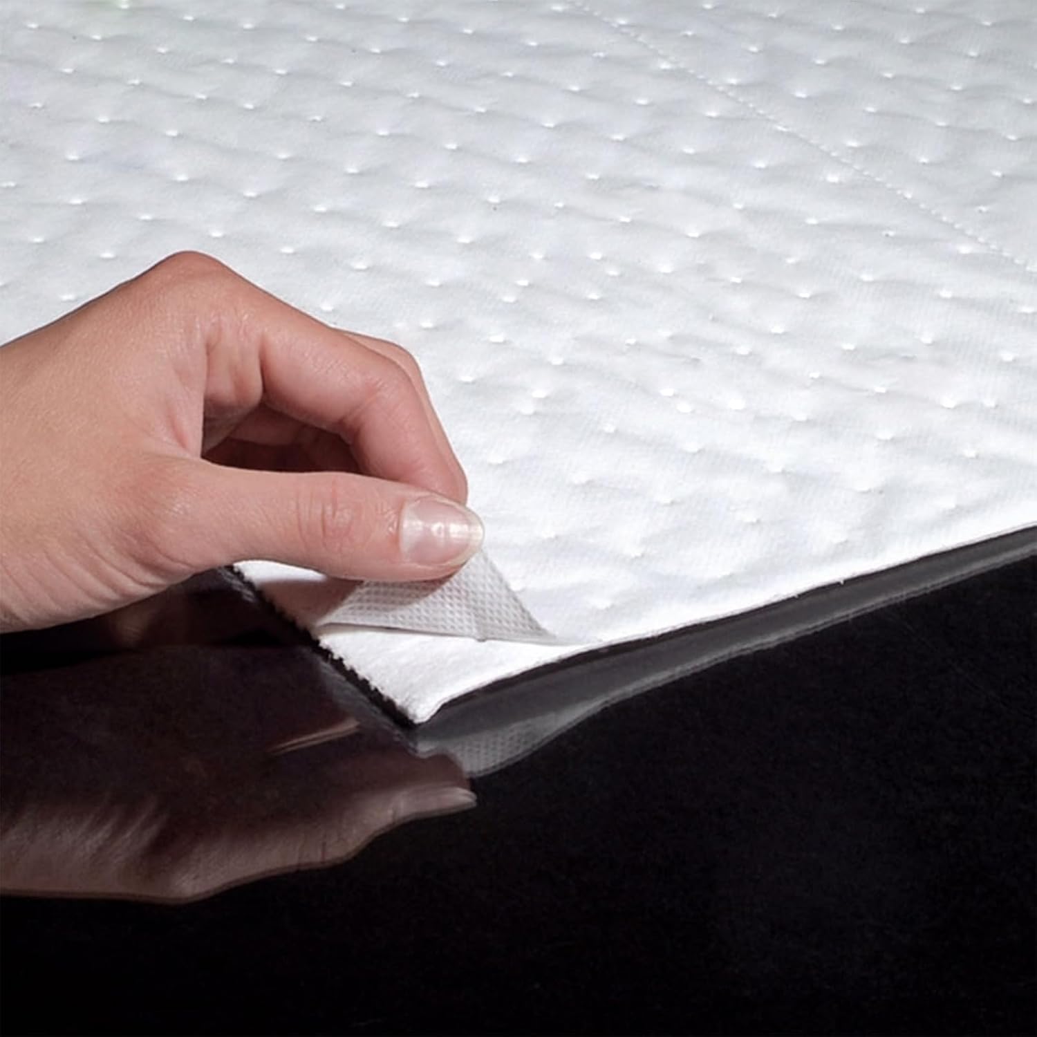 PONO 200 Pcs Oil Absorbent Pads, White Heavy Weight Oil-Only Absorbent Pad,Used for Oil Spill Cleaning in Garage Workshop, Reusable, Washable, Durable(15x20 in)