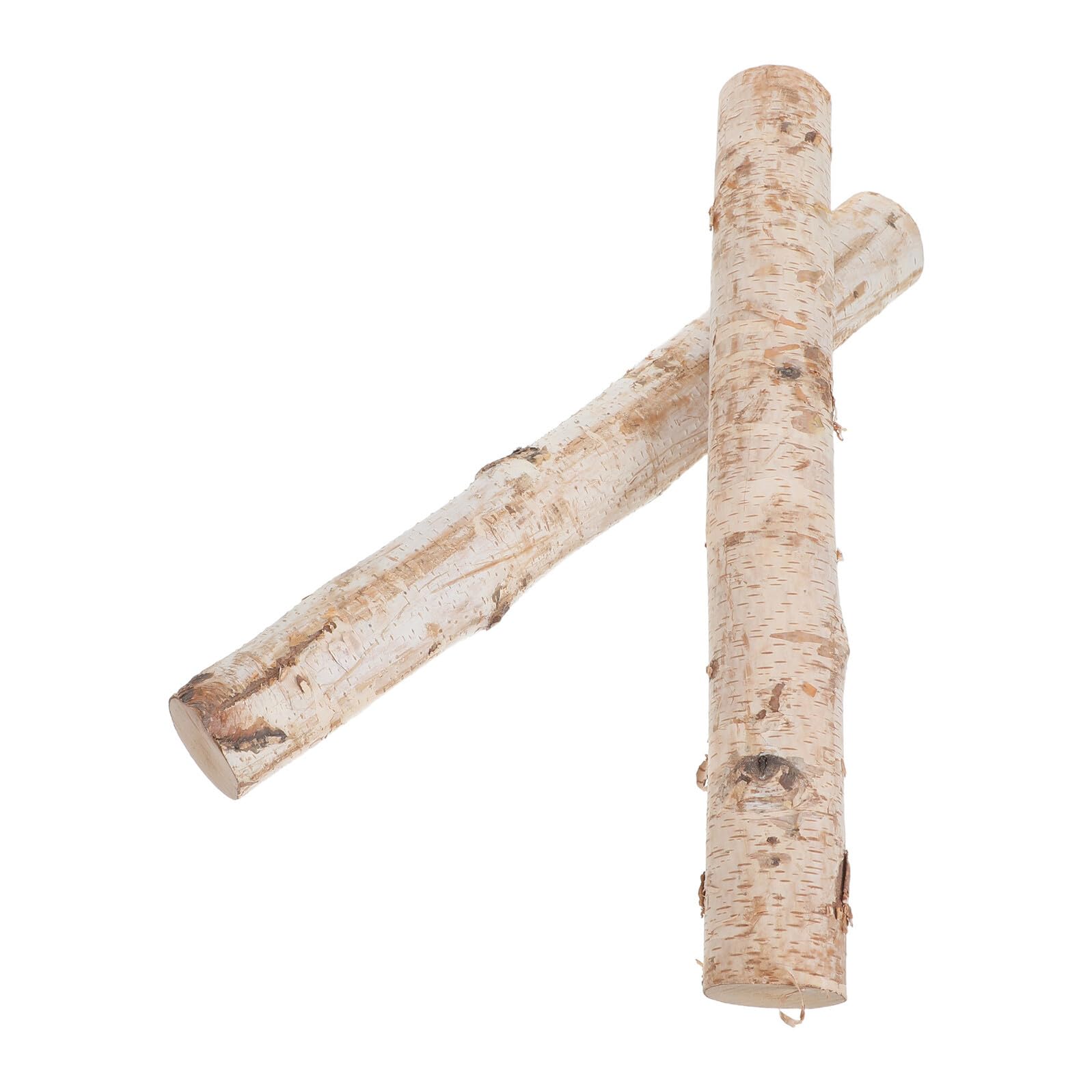 2 Pezzi Legno di Betulla Naturale per Decorazione Stufa a Casa, Legno Affidabile e Rustico per Matrimoni e Feste Natalizie