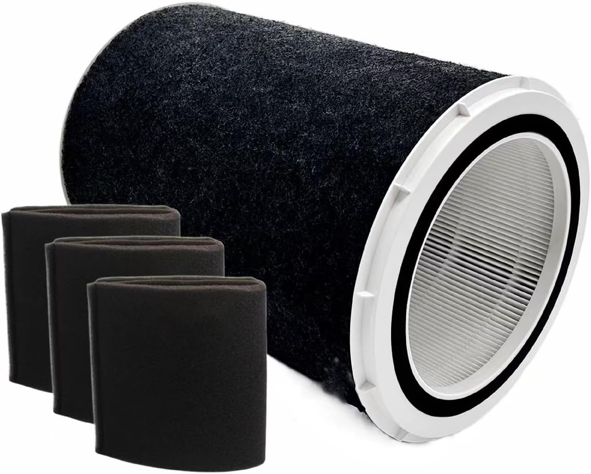 FLT5800 Filters Compatible with Germ® Guardian FLT5800 Air Purifer Replacement Filter Model: AP5800W(H13+ 4 Charcoal Pre-Filter Wraps)
