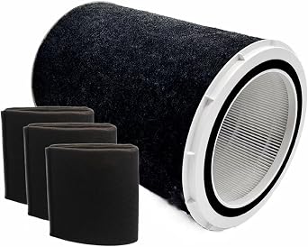 FLT5800 Filters Compatible with Germ Guardian FLT5800 Air Purifer Replacement Filter Model AP5800WH13+ 4 Charcoal Pre-Filter Wraps