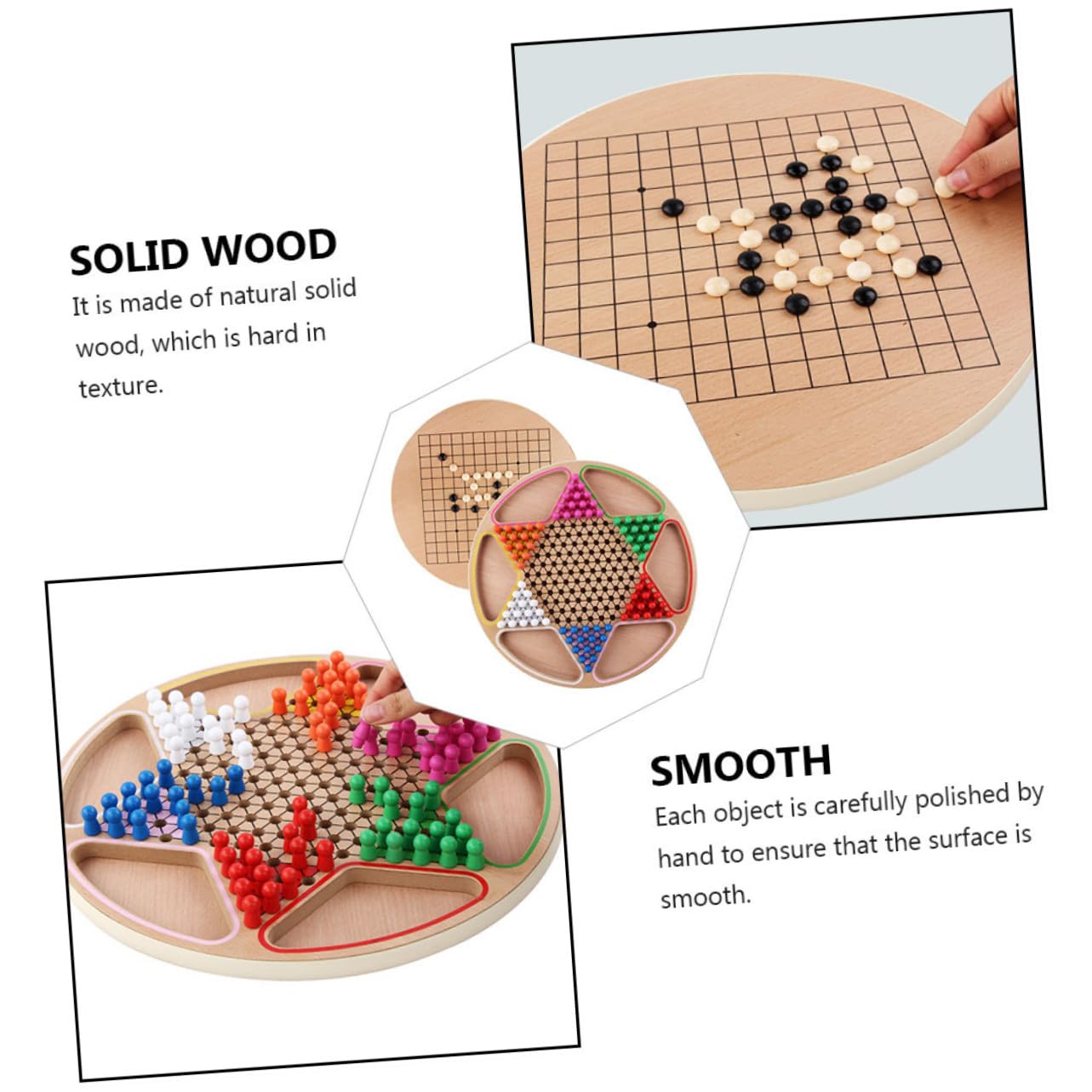 Uonlytech Gioco da Tavolo Educativo in Materiale Sintetico Marrone , Set Resistente e Non Facile da Rompere per Ragazzo Ragazza come Gioco da Scrivania