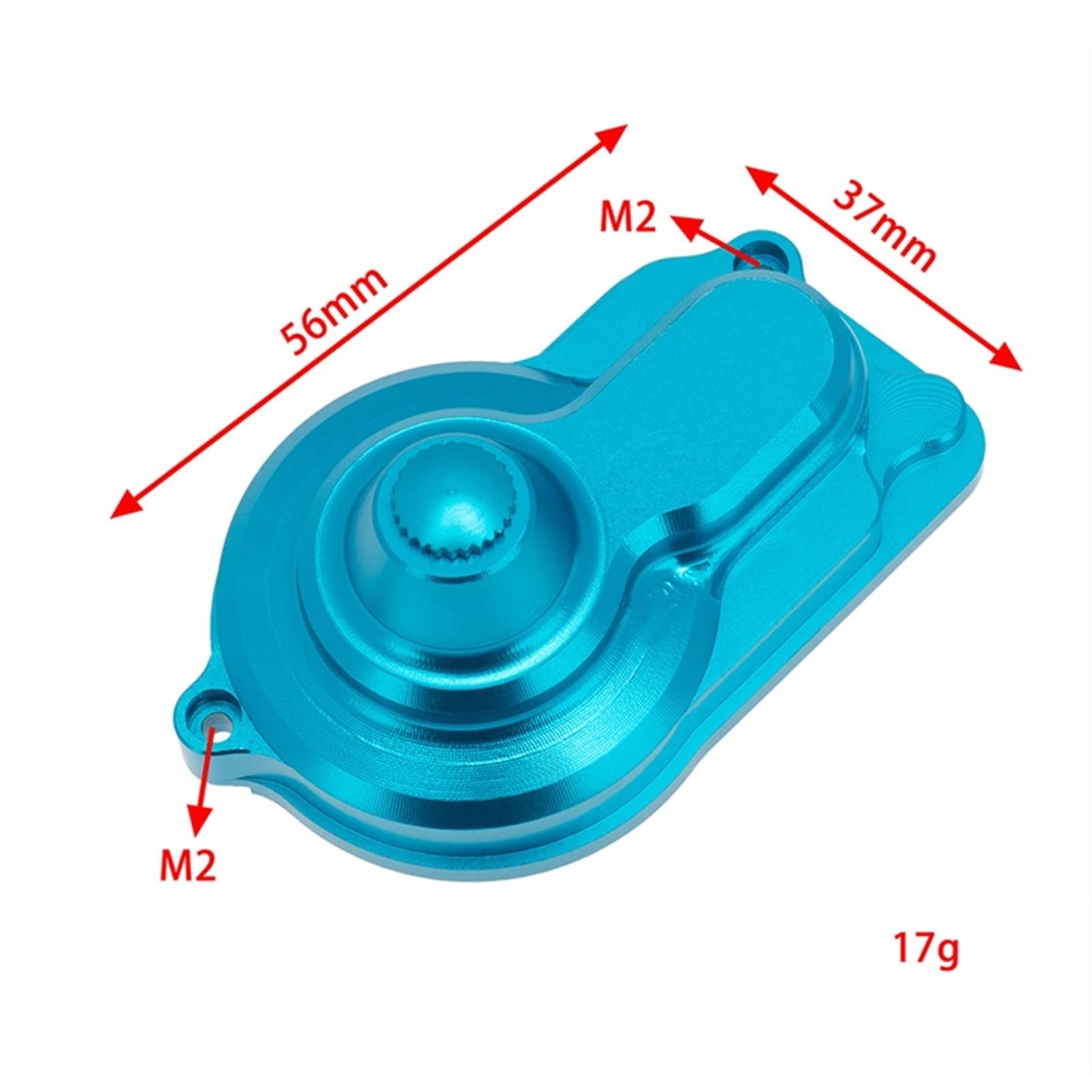 Zestaw metalowych części do modernizacji Zwrotnica Zestaw wahaczy zawieszenia, dla Losi, dla 1/18 Mini-T 2.0 2WD RC Truck Upgrade Parts Łącznik ramienia zawieszenia(Rot)
