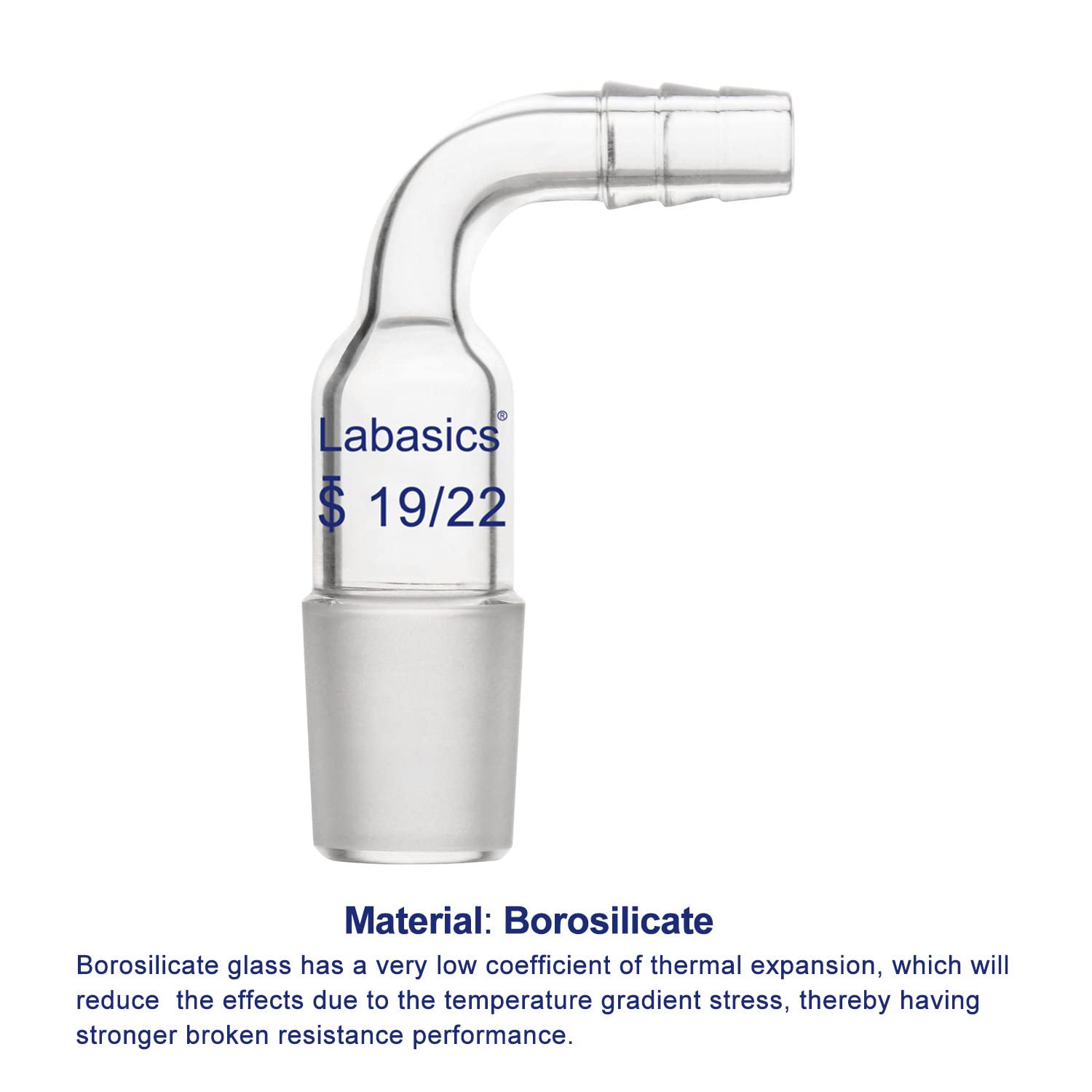 Labasics Glass Inlet Adapter - 19/22 Joint -4