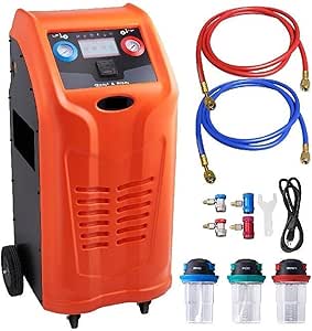 LHQZDF Fully Automatic Refrigerant Recovery Machine - Dual Cylinder AC ...