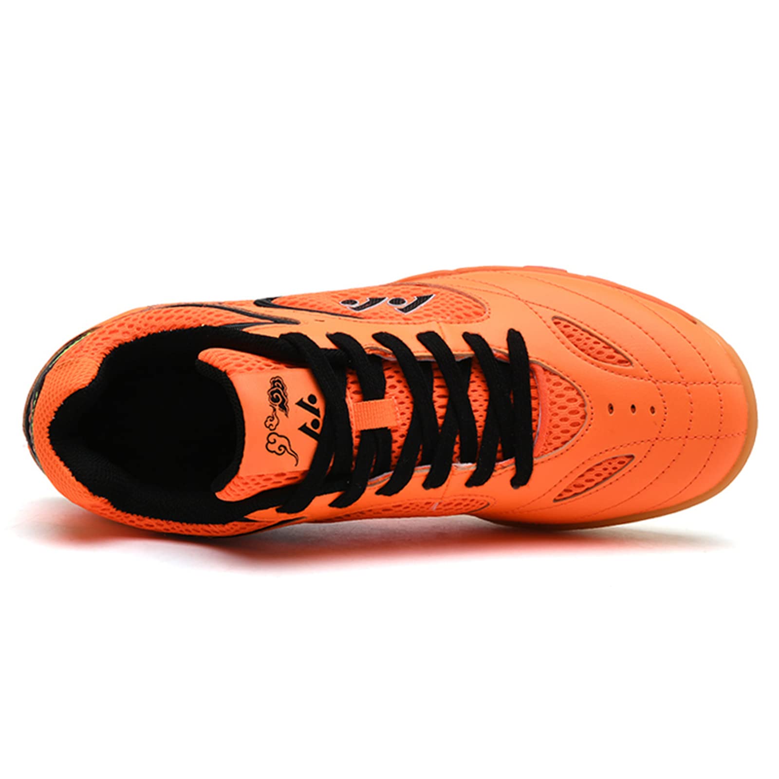 Zapatos de Tenis de Mesa Transpirables para Hombres y Mujeres, Naranja, 38 EU