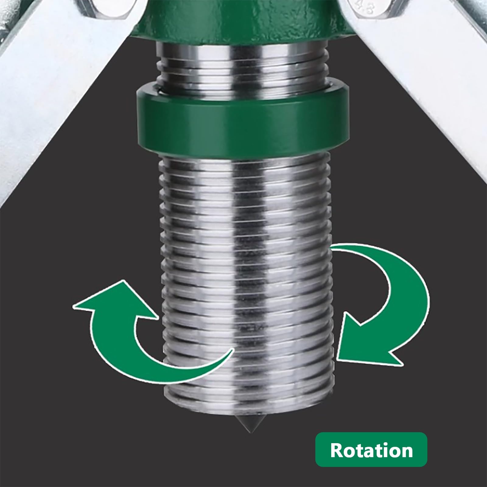 Separator do Wyciągania Łożysk Kół, Hydrauliczny Ściągacz z 2/3 Szczękami, w Zestawie z Przenośnym Plastikowym Pojemnikiem, do Pracy w Pozycji Pionowej i Poziomej(5T)
