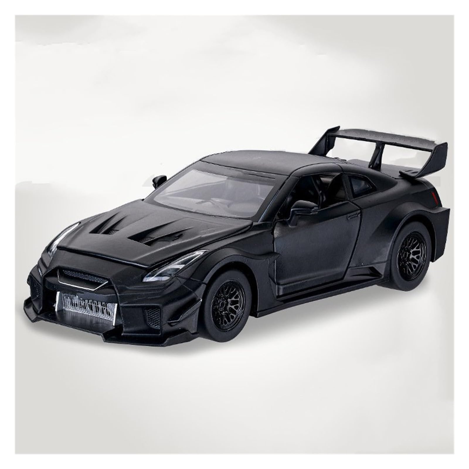 AUDSNI Die-Cast Diecast Car Model 1:32 For Nissan For GTR CSR2 Alloy Die Casting Model Car Ornaments(Black)