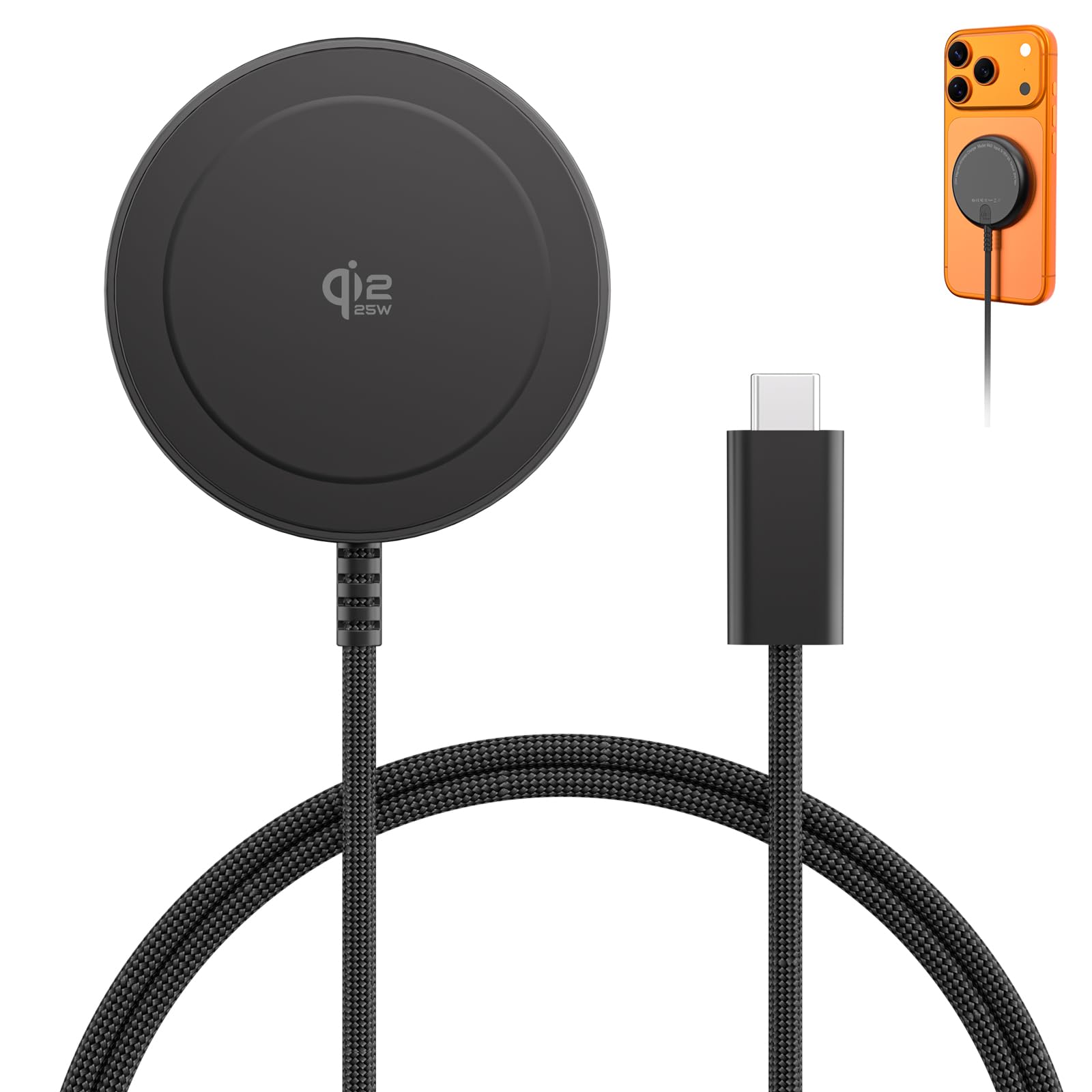 ワイヤレス充電器 Qi2認証 MagSafe対応 25W急速充電 iPhone…