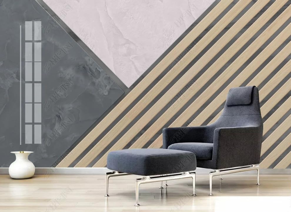 Papier peint géométrie luxueuse intissé grand format 250cm - 2