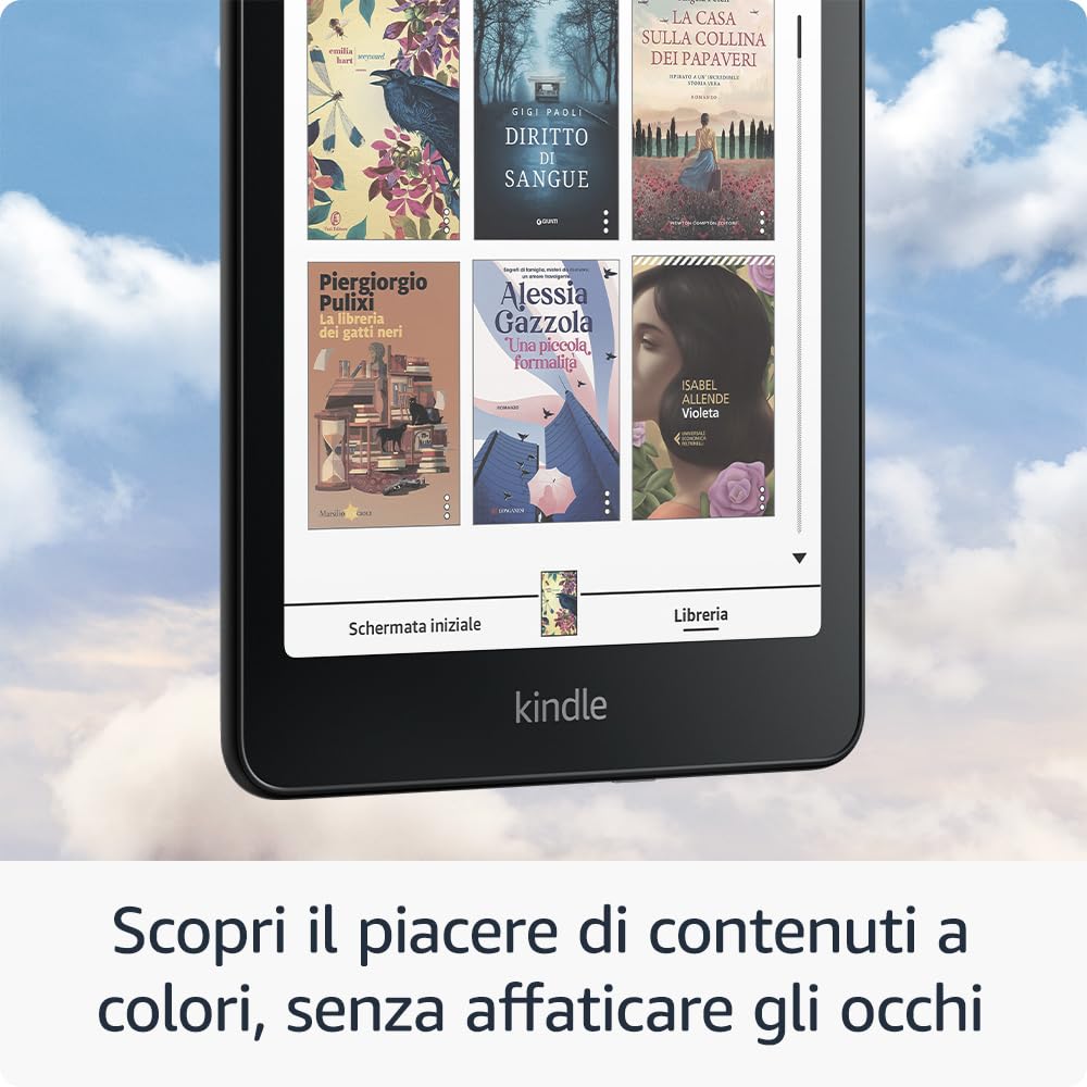 Amazon Kindle Colorsoft Signature Edition (32 GB) | Con schermo a colori, luminosità frontale a regolazione automatica, ricarica wireless e lunga durata della batteria