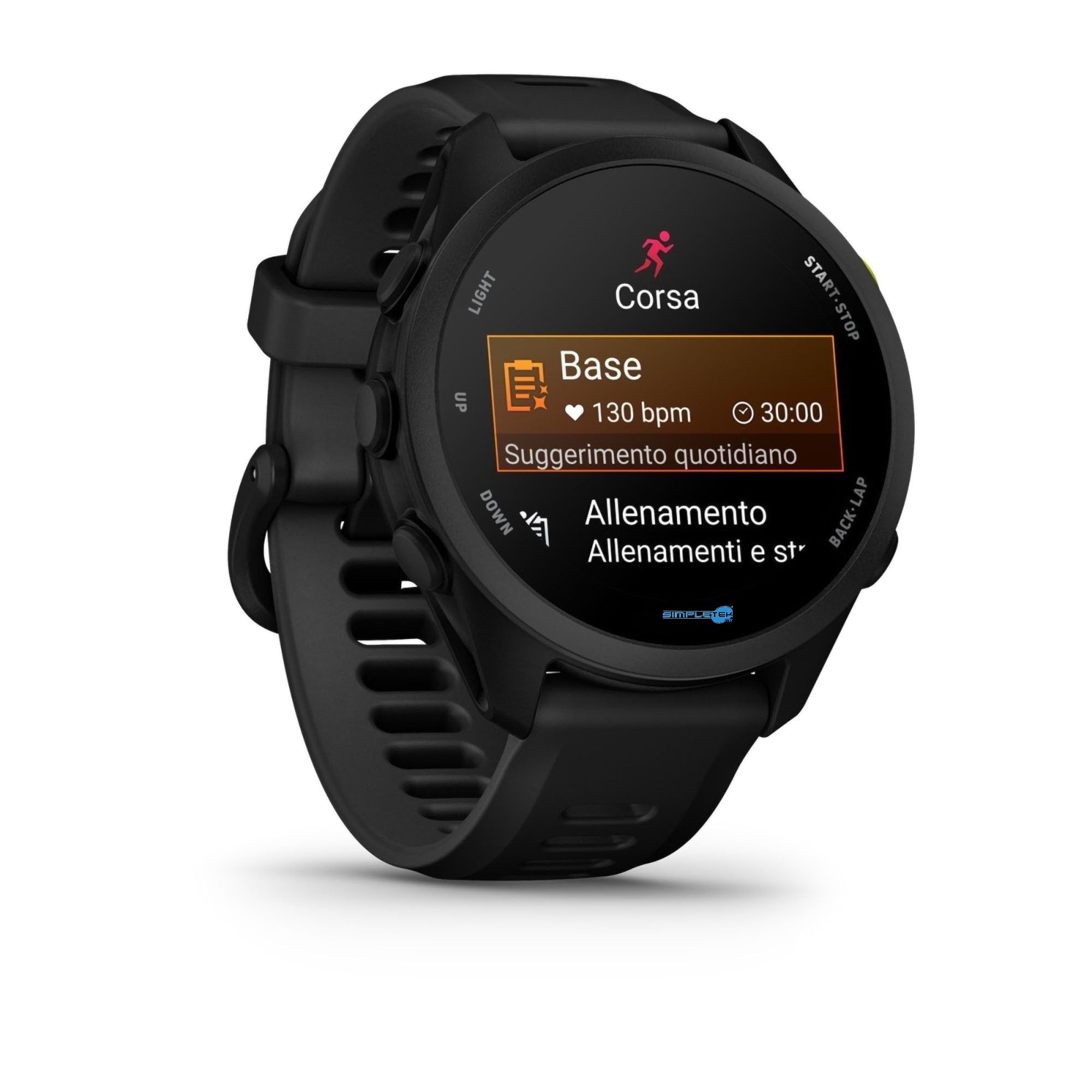 SIMPLETEK - Smartwatch GPS pour la course Amoled Cardio Métriques avancées